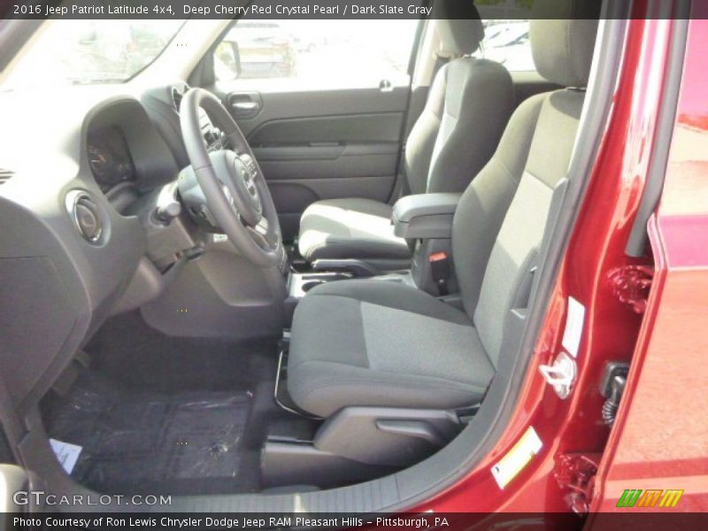 Deep Cherry Red Crystal Pearl / Dark Slate Gray 2016 Jeep Patriot Latitude 4x4