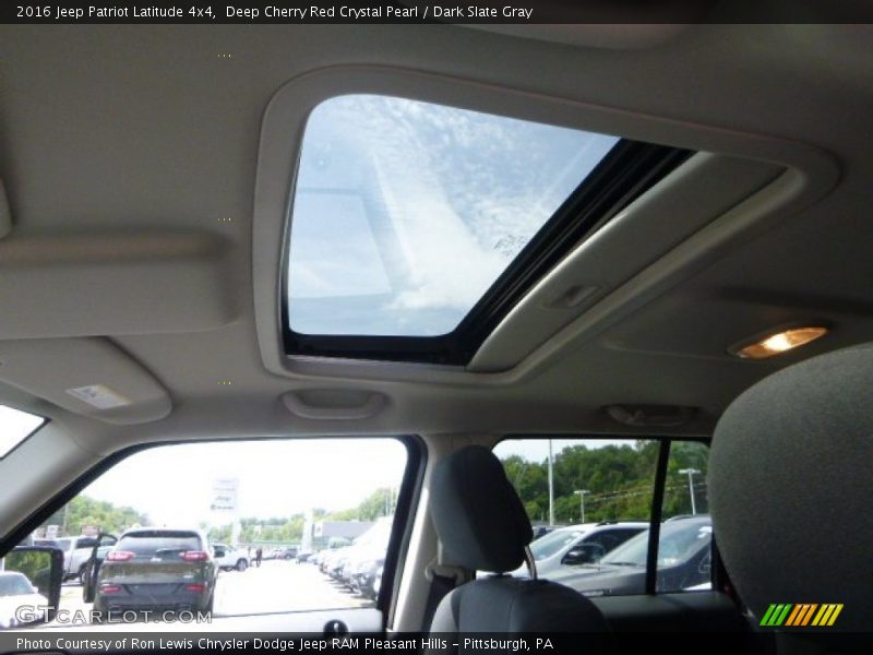 Deep Cherry Red Crystal Pearl / Dark Slate Gray 2016 Jeep Patriot Latitude 4x4