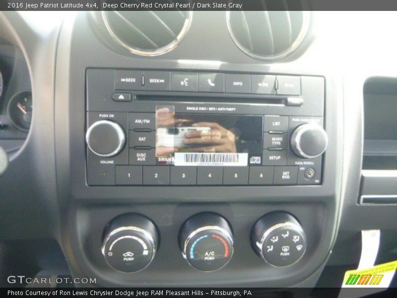 Deep Cherry Red Crystal Pearl / Dark Slate Gray 2016 Jeep Patriot Latitude 4x4