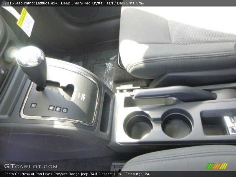 Deep Cherry Red Crystal Pearl / Dark Slate Gray 2016 Jeep Patriot Latitude 4x4