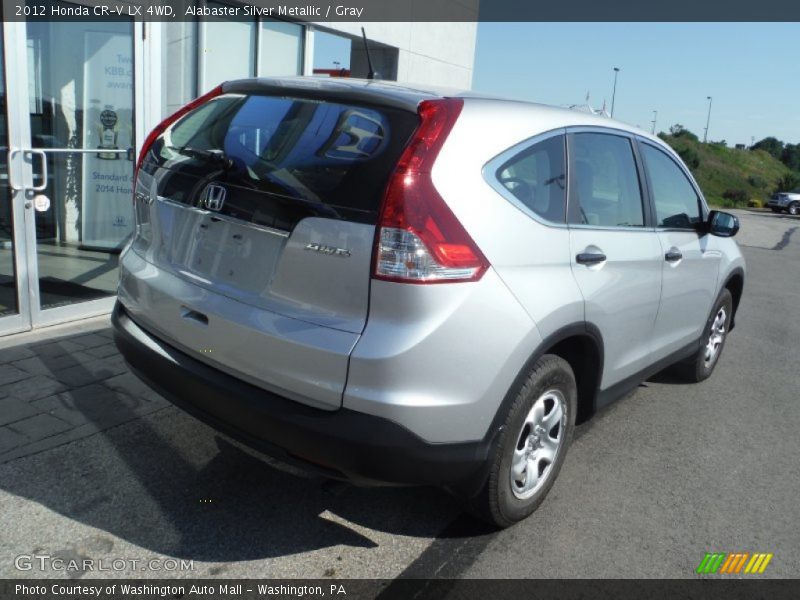 Alabaster Silver Metallic / Gray 2012 Honda CR-V LX 4WD