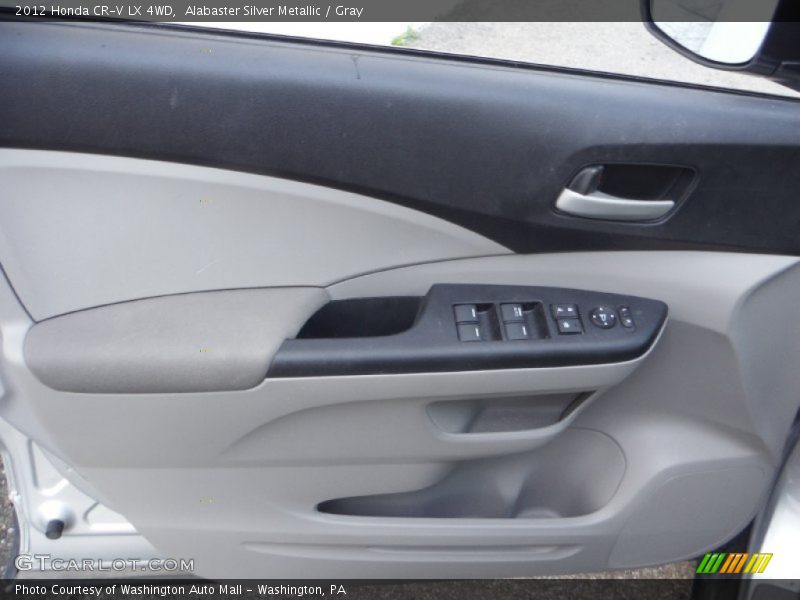 Alabaster Silver Metallic / Gray 2012 Honda CR-V LX 4WD