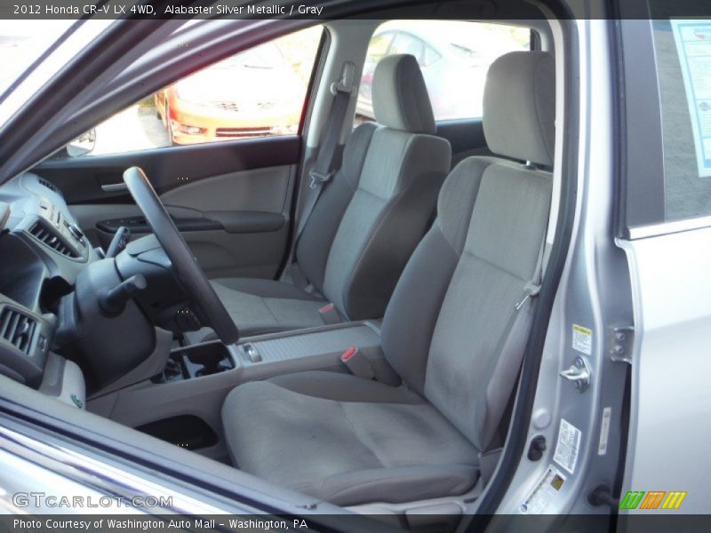 Alabaster Silver Metallic / Gray 2012 Honda CR-V LX 4WD