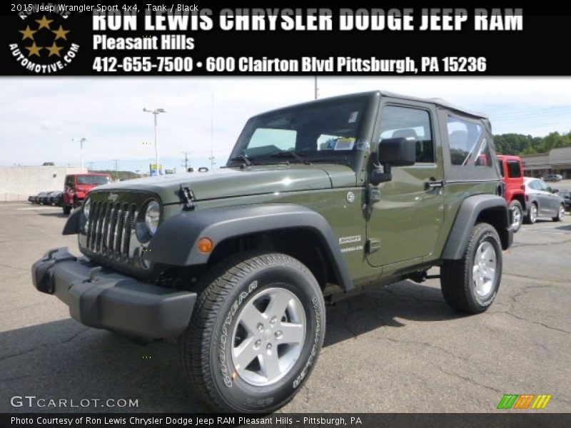 Tank / Black 2015 Jeep Wrangler Sport 4x4
