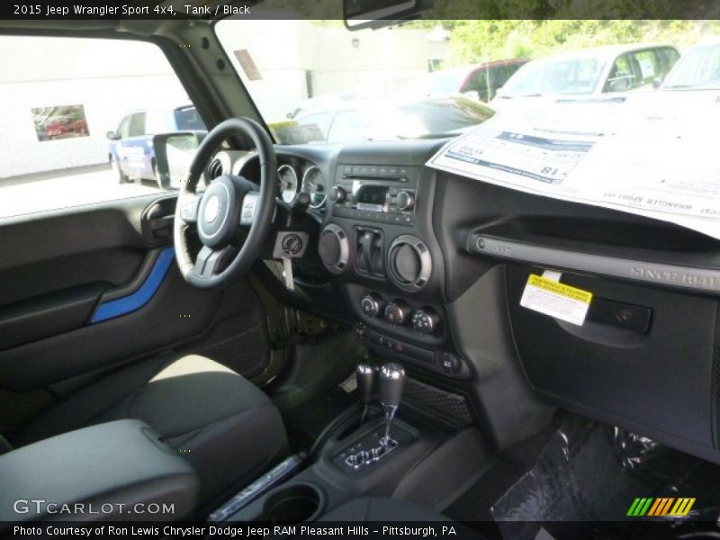 Tank / Black 2015 Jeep Wrangler Sport 4x4