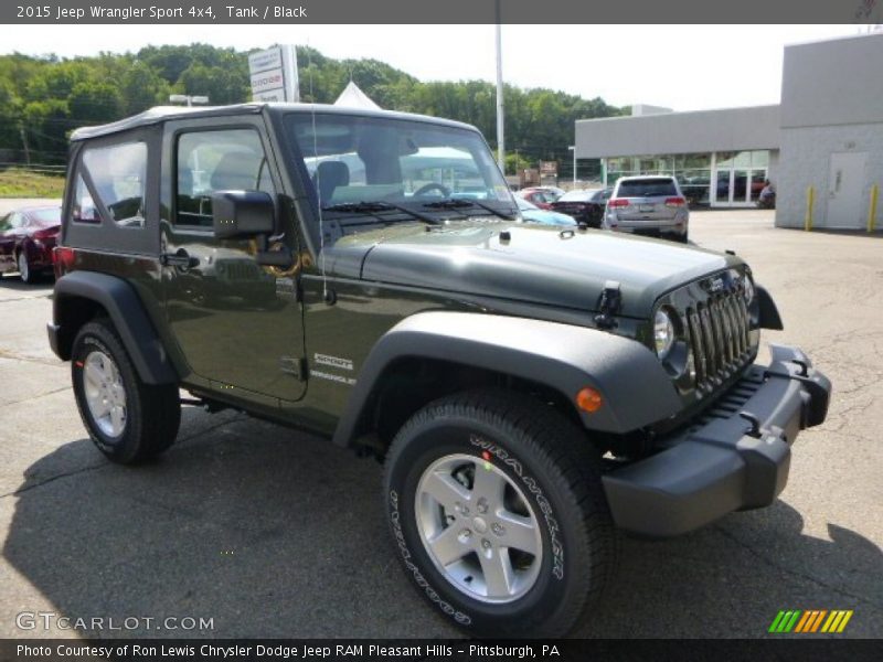 Tank / Black 2015 Jeep Wrangler Sport 4x4