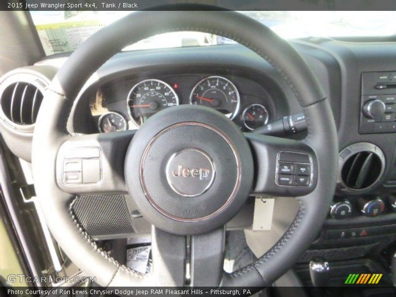 Tank / Black 2015 Jeep Wrangler Sport 4x4