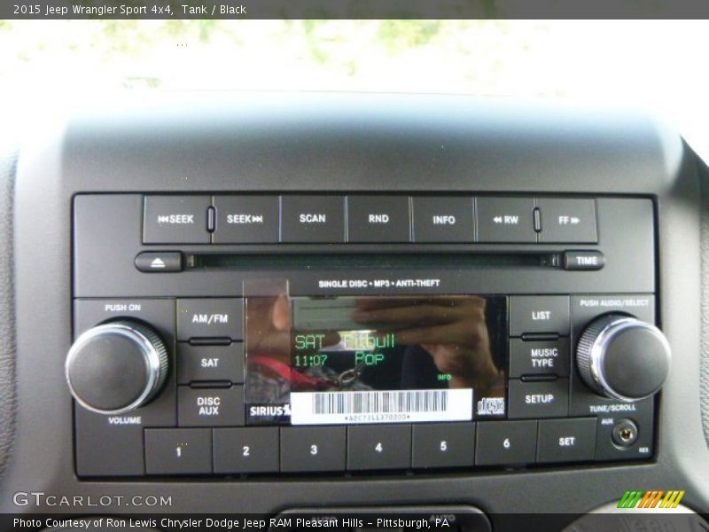 Tank / Black 2015 Jeep Wrangler Sport 4x4