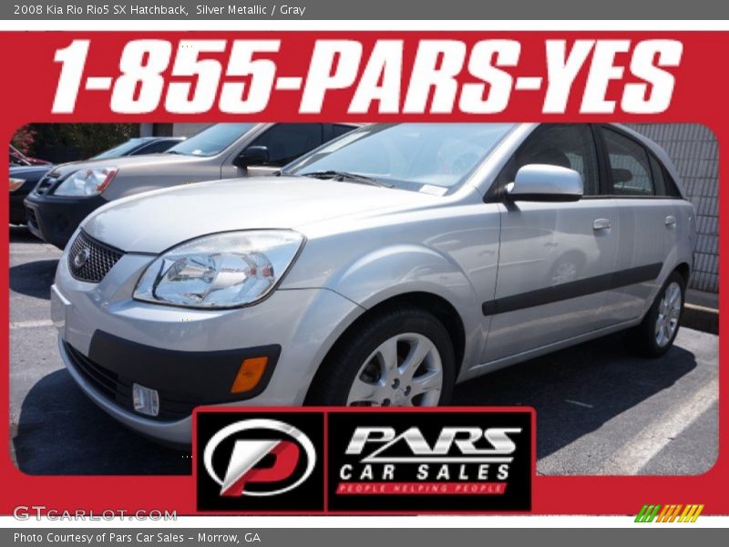 Silver Metallic / Gray 2008 Kia Rio Rio5 SX Hatchback