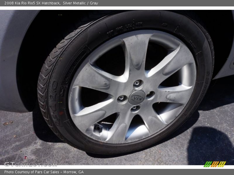 Silver Metallic / Gray 2008 Kia Rio Rio5 SX Hatchback