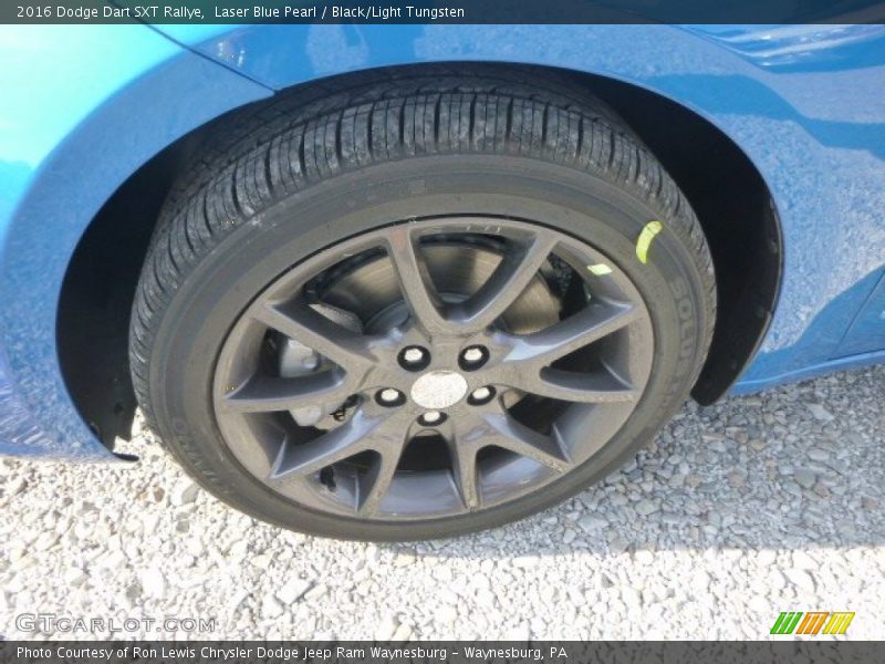 Laser Blue Pearl / Black/Light Tungsten 2016 Dodge Dart SXT Rallye