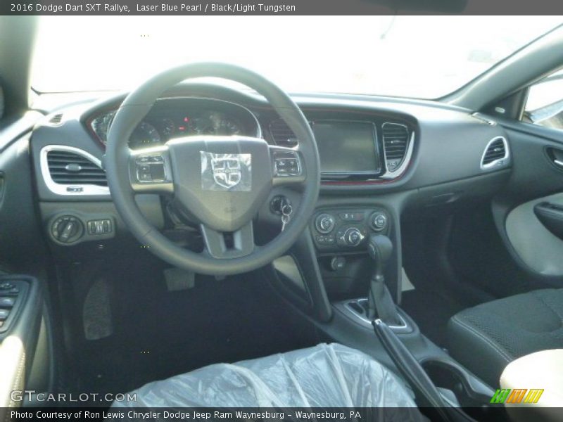 Laser Blue Pearl / Black/Light Tungsten 2016 Dodge Dart SXT Rallye