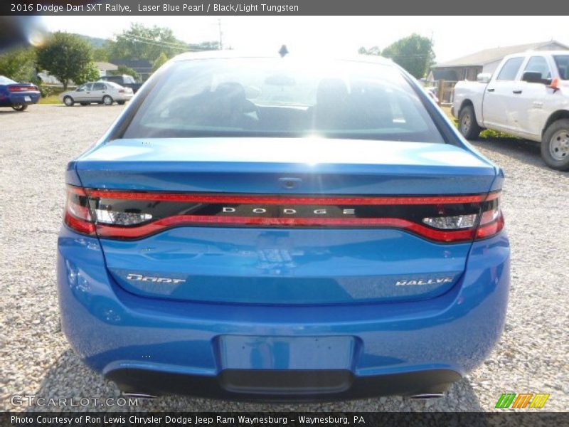 Laser Blue Pearl / Black/Light Tungsten 2016 Dodge Dart SXT Rallye