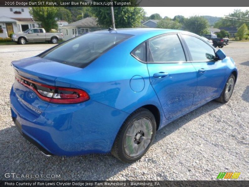 Laser Blue Pearl / Black/Light Tungsten 2016 Dodge Dart SXT Rallye