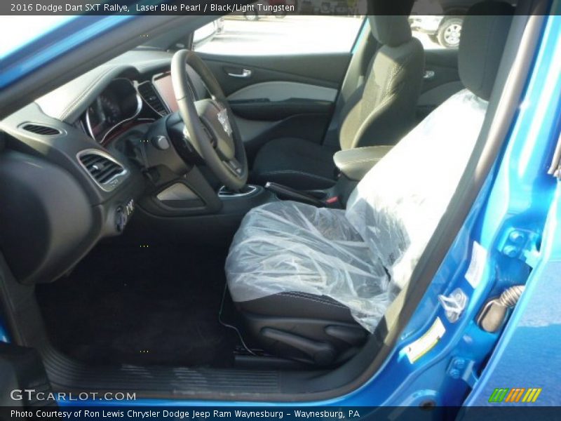 Laser Blue Pearl / Black/Light Tungsten 2016 Dodge Dart SXT Rallye