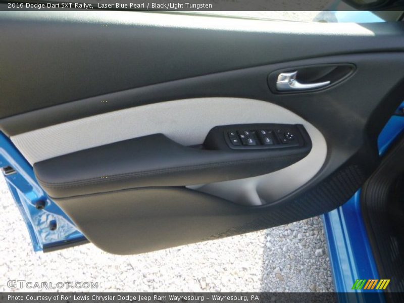 Laser Blue Pearl / Black/Light Tungsten 2016 Dodge Dart SXT Rallye