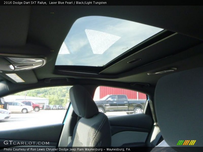Laser Blue Pearl / Black/Light Tungsten 2016 Dodge Dart SXT Rallye