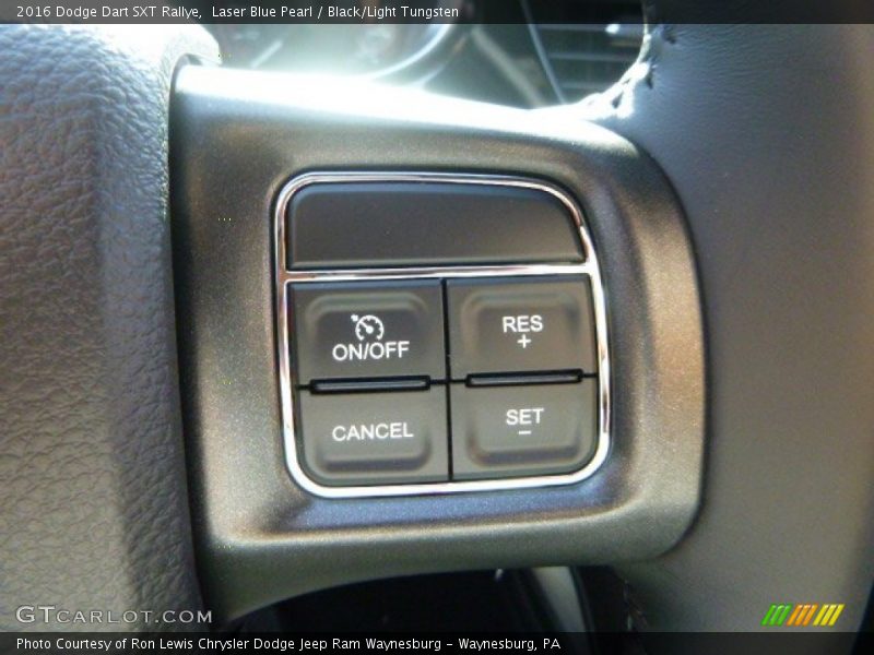 Laser Blue Pearl / Black/Light Tungsten 2016 Dodge Dart SXT Rallye