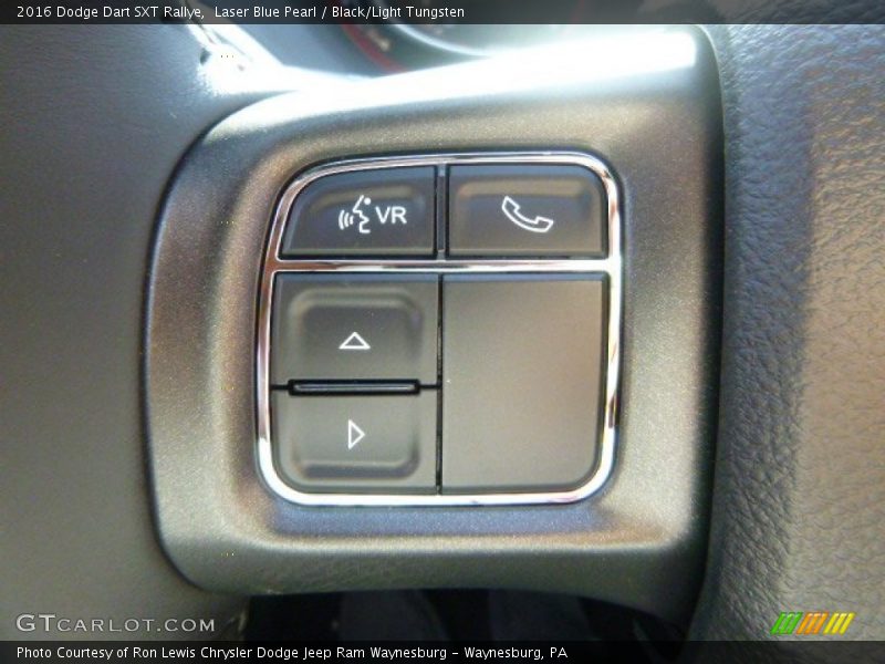 Laser Blue Pearl / Black/Light Tungsten 2016 Dodge Dart SXT Rallye