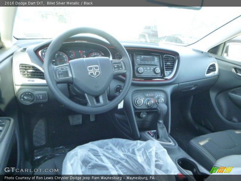 Billet Silver Metallic / Black 2016 Dodge Dart SXT
