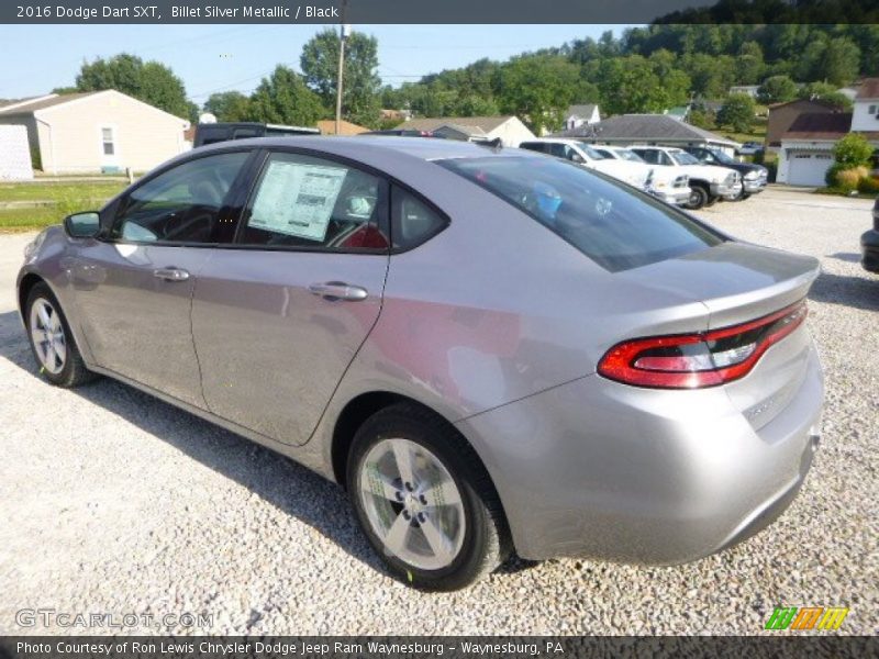Billet Silver Metallic / Black 2016 Dodge Dart SXT