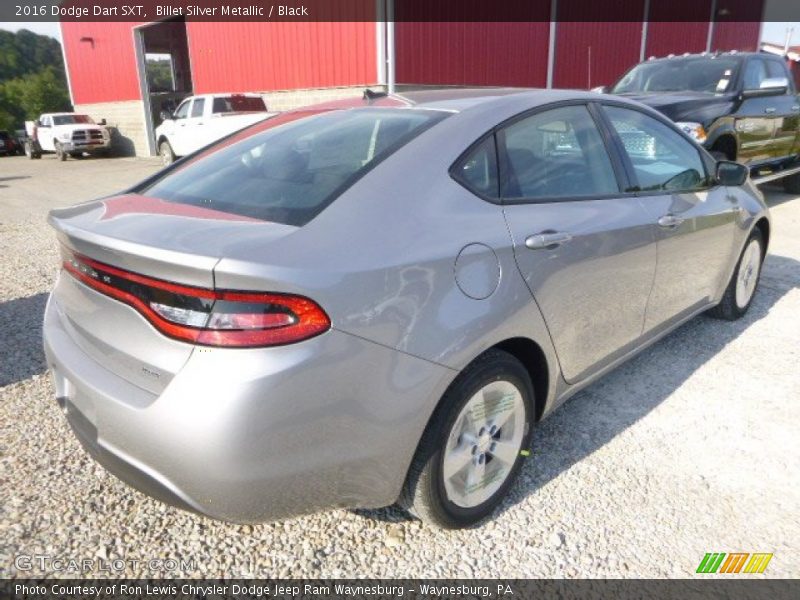 Billet Silver Metallic / Black 2016 Dodge Dart SXT
