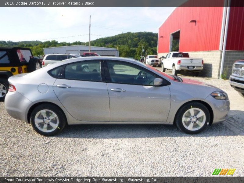 Billet Silver Metallic / Black 2016 Dodge Dart SXT