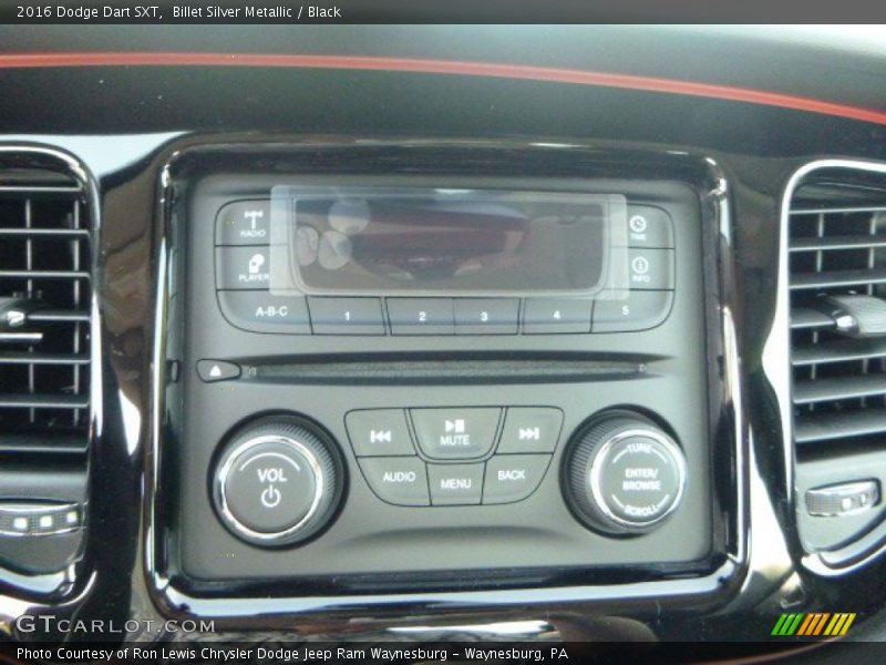 Billet Silver Metallic / Black 2016 Dodge Dart SXT