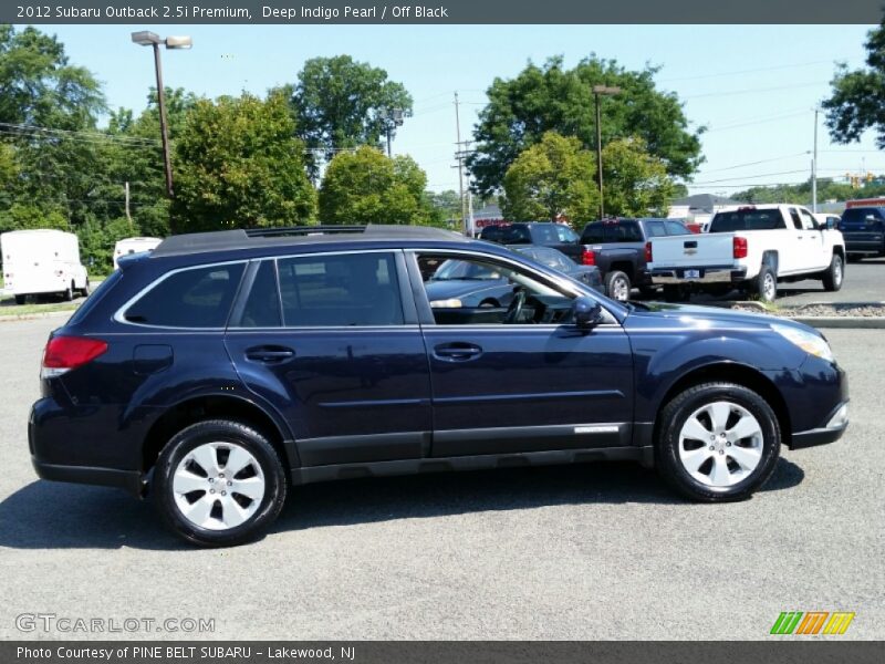 Deep Indigo Pearl / Off Black 2012 Subaru Outback 2.5i Premium