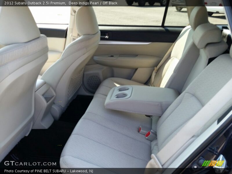 Deep Indigo Pearl / Off Black 2012 Subaru Outback 2.5i Premium
