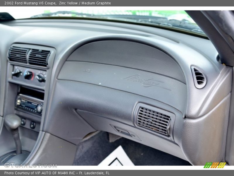 Dashboard of 2002 Mustang V6 Coupe