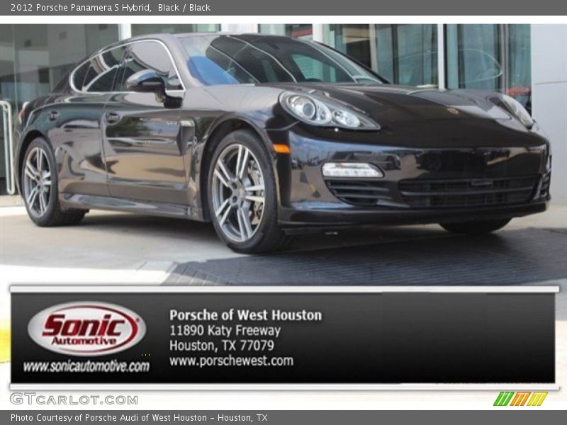 Black / Black 2012 Porsche Panamera S Hybrid