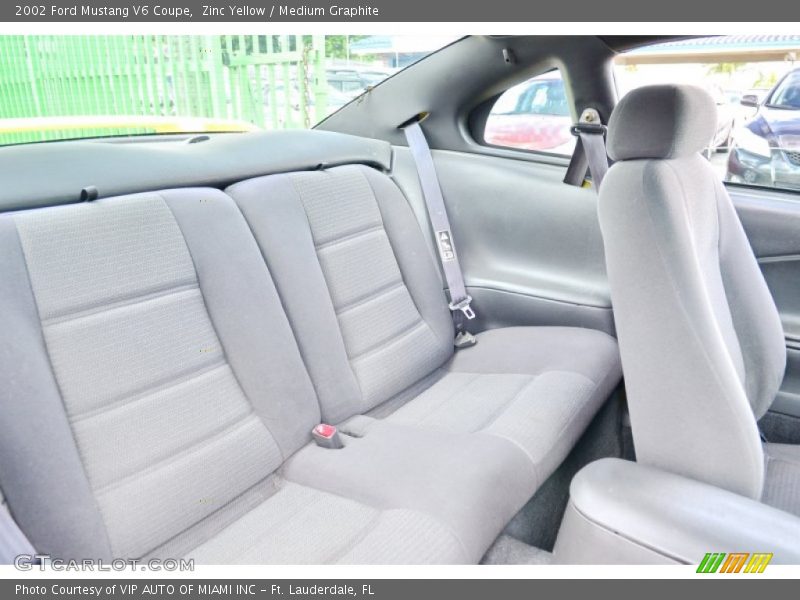 Rear Seat of 2002 Mustang V6 Coupe
