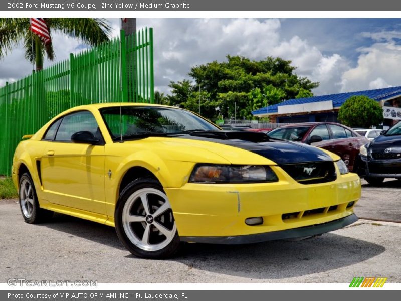  2002 Mustang V6 Coupe Zinc Yellow