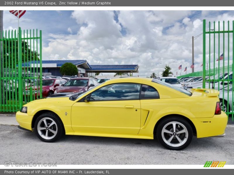  2002 Mustang V6 Coupe Zinc Yellow