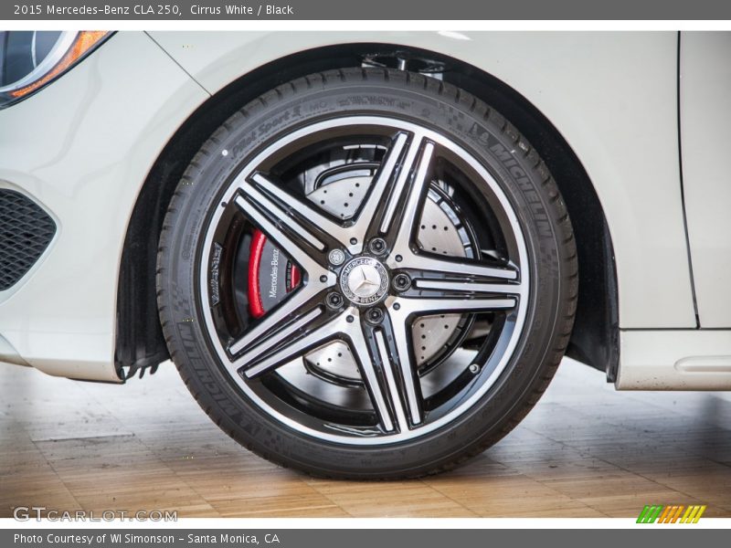 Cirrus White / Black 2015 Mercedes-Benz CLA 250