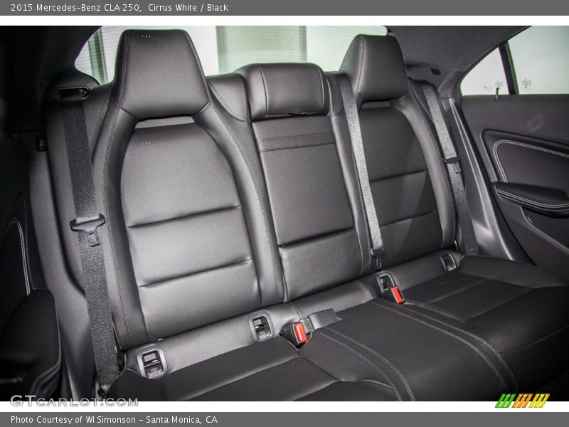 Cirrus White / Black 2015 Mercedes-Benz CLA 250