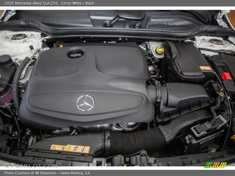 Cirrus White / Black 2015 Mercedes-Benz CLA 250