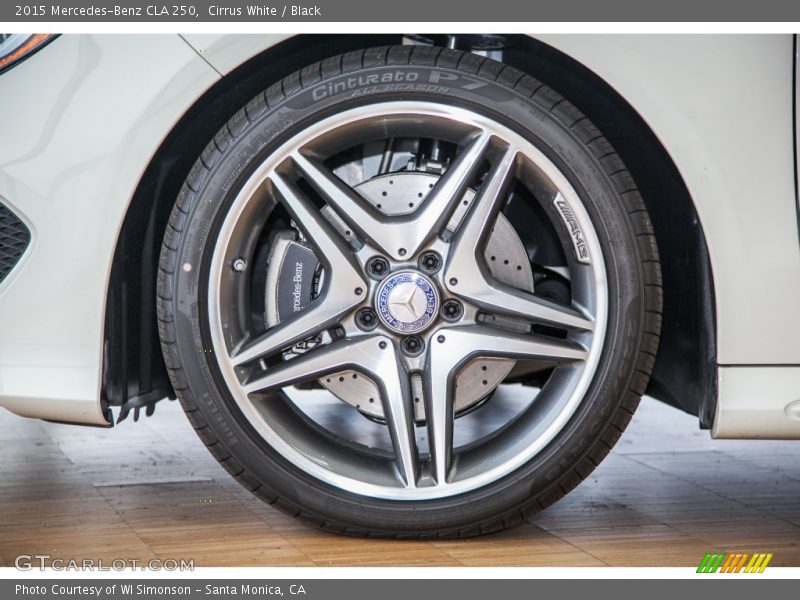 Cirrus White / Black 2015 Mercedes-Benz CLA 250