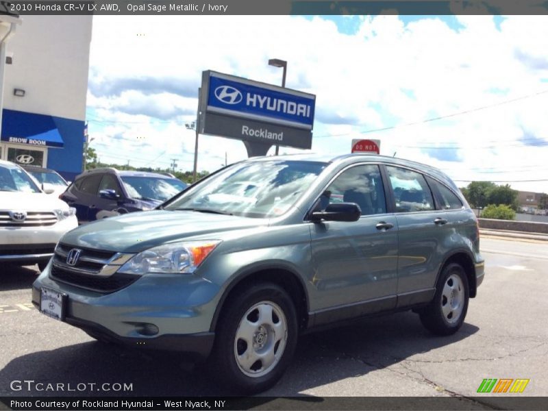 Opal Sage Metallic / Ivory 2010 Honda CR-V LX AWD
