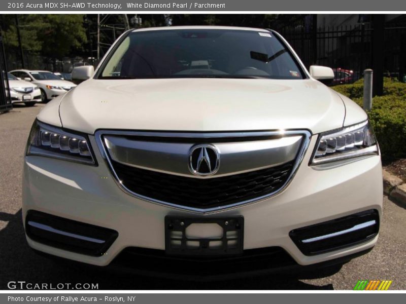 White Diamond Pearl / Parchment 2016 Acura MDX SH-AWD Technology