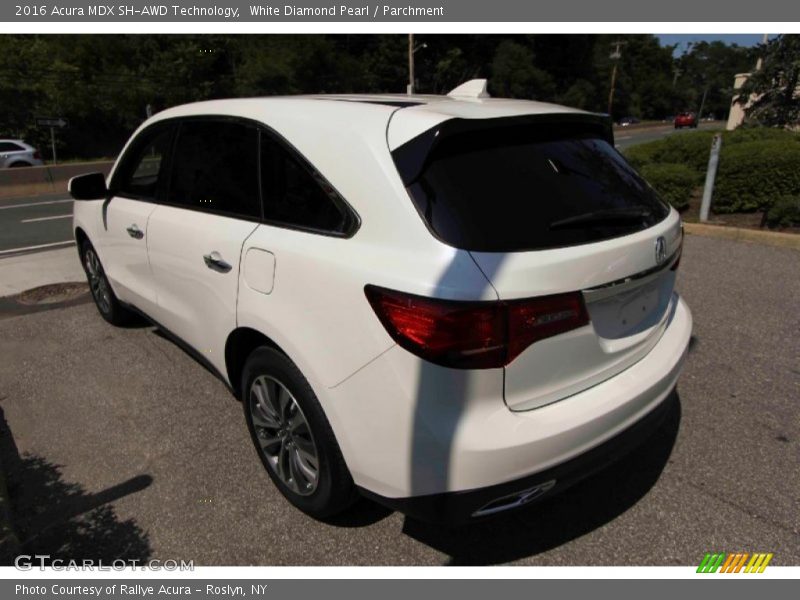 White Diamond Pearl / Parchment 2016 Acura MDX SH-AWD Technology