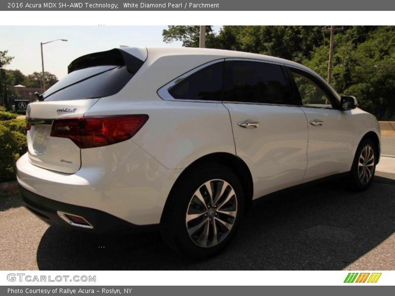 White Diamond Pearl / Parchment 2016 Acura MDX SH-AWD Technology