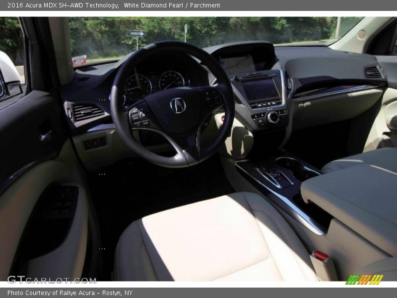 White Diamond Pearl / Parchment 2016 Acura MDX SH-AWD Technology