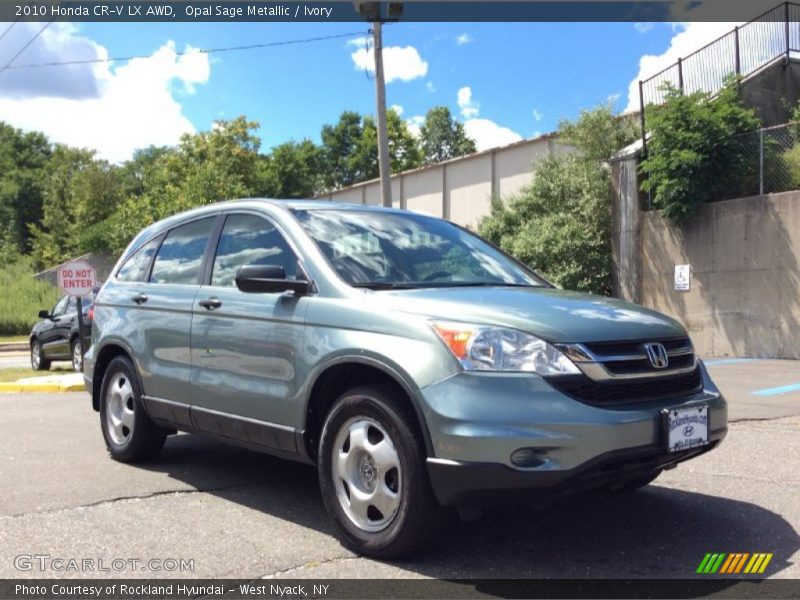 Opal Sage Metallic / Ivory 2010 Honda CR-V LX AWD