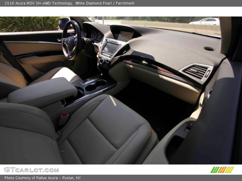 White Diamond Pearl / Parchment 2016 Acura MDX SH-AWD Technology