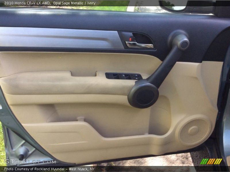 Opal Sage Metallic / Ivory 2010 Honda CR-V LX AWD