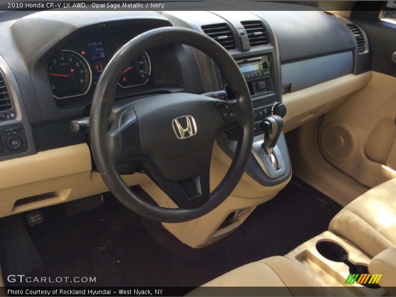 Opal Sage Metallic / Ivory 2010 Honda CR-V LX AWD