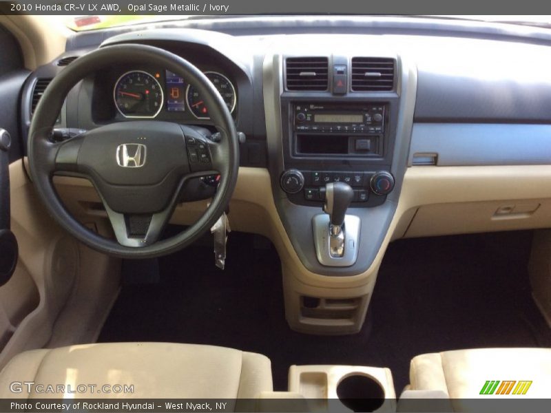 Opal Sage Metallic / Ivory 2010 Honda CR-V LX AWD