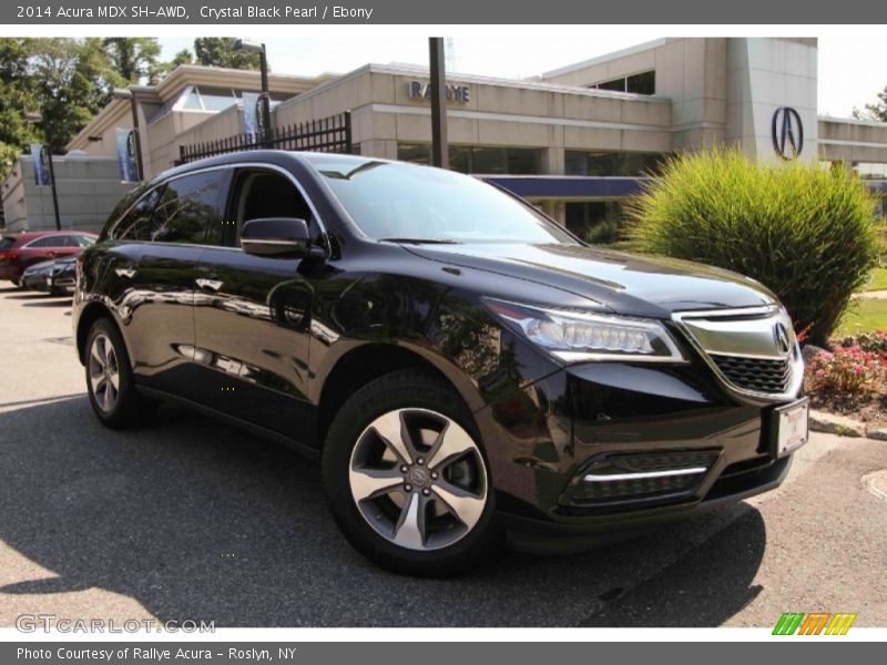 Crystal Black Pearl / Ebony 2014 Acura MDX SH-AWD